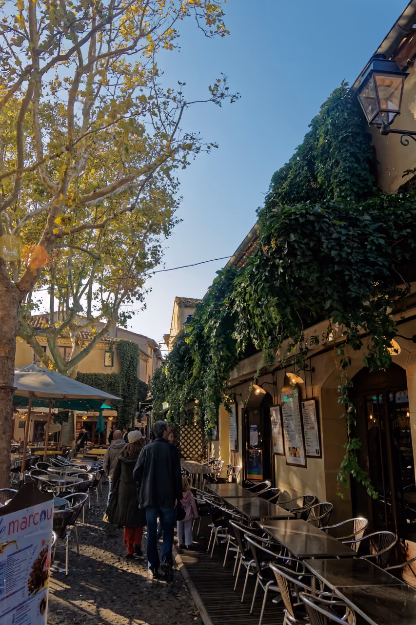 Place marcou in the morning, Carcassonne