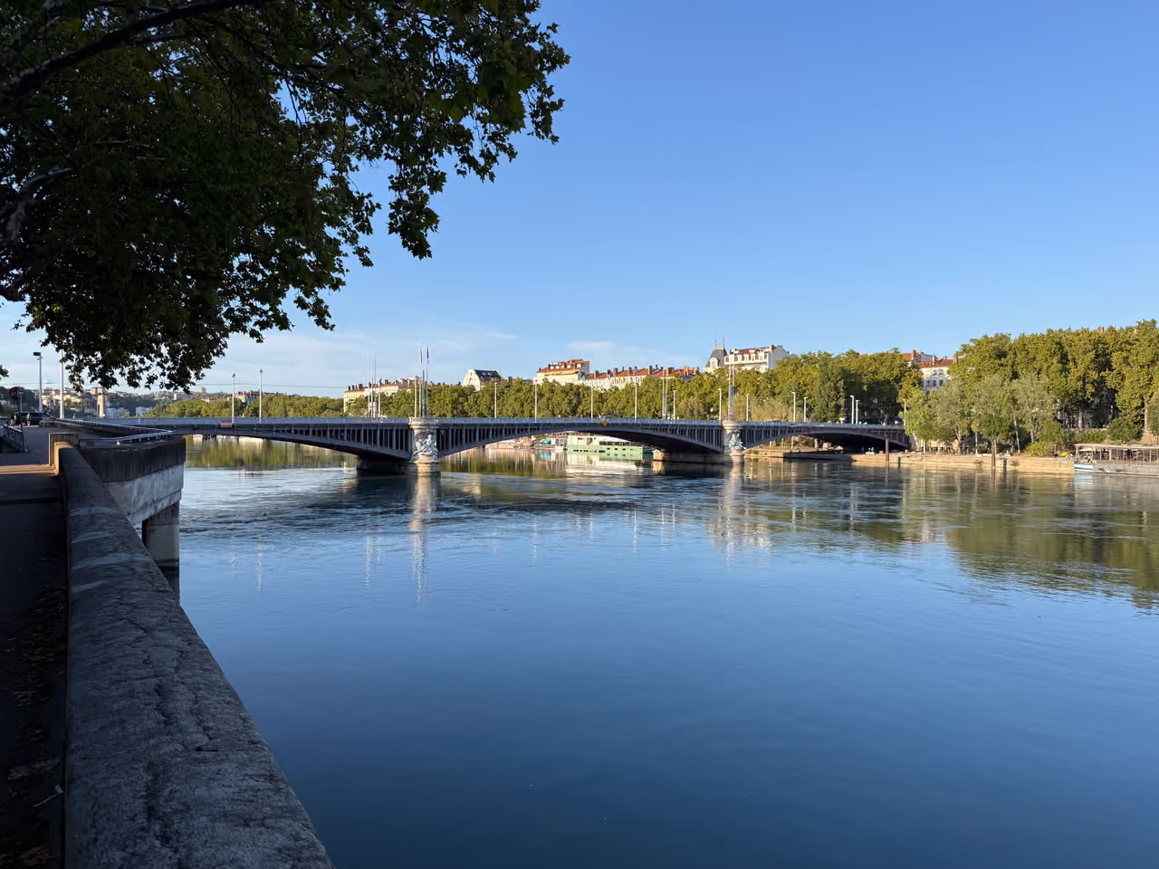 Viarhôna urban stretch cycling, Lyon