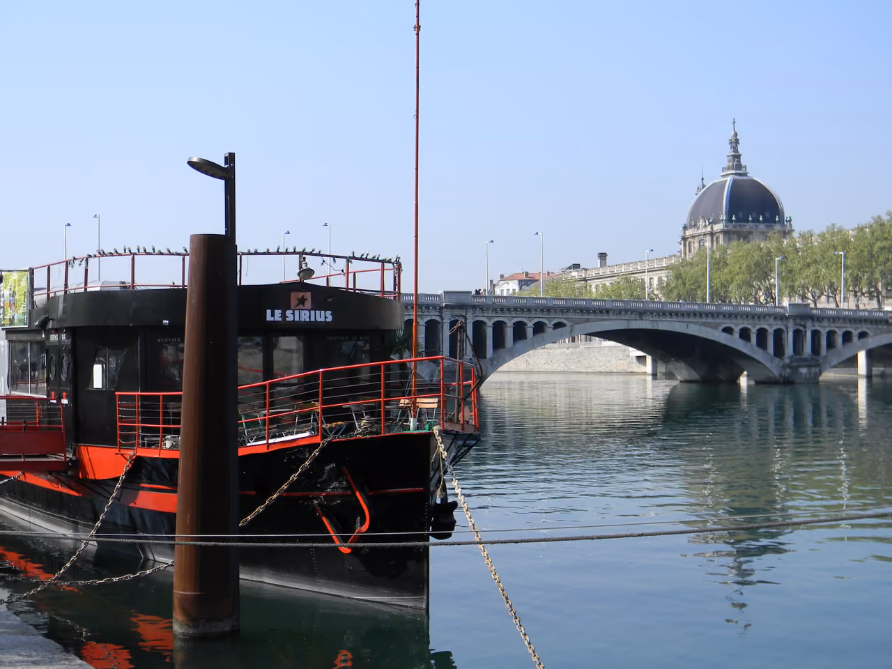 Augagneur riverboat bars nightlife spot, Lyon
