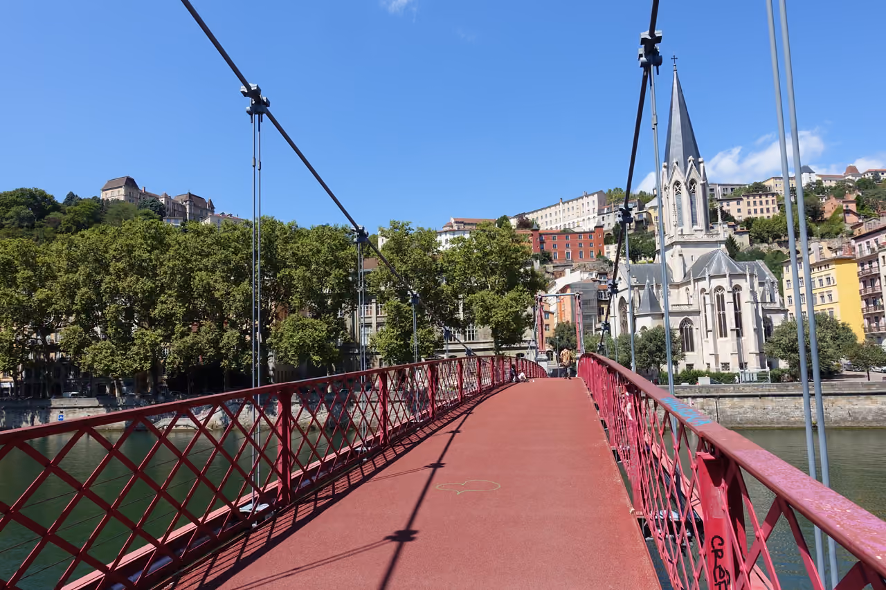 Saint-georges footbridge, Lyon