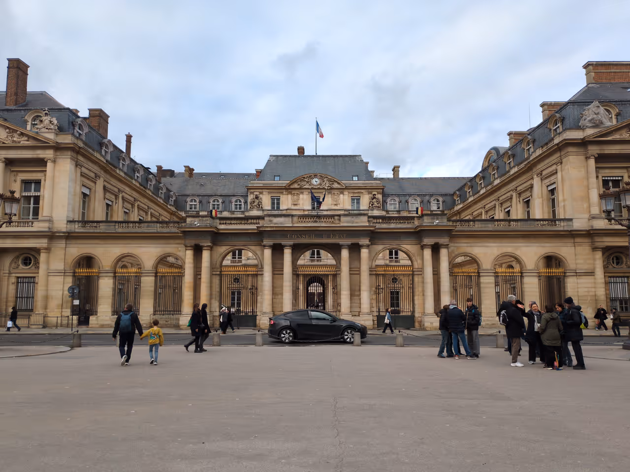 Royal palace in Paris