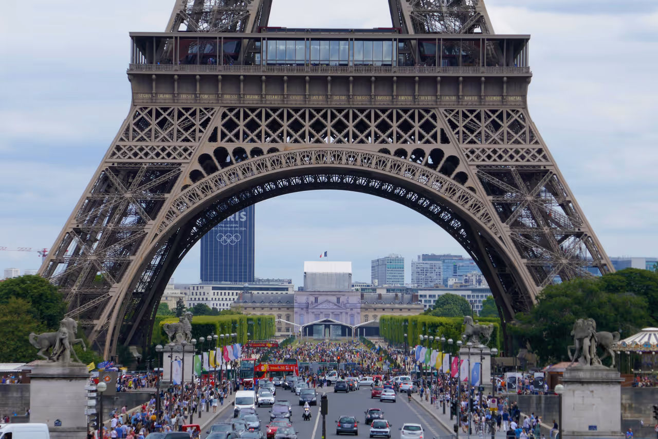 Eiffel Tower arch
