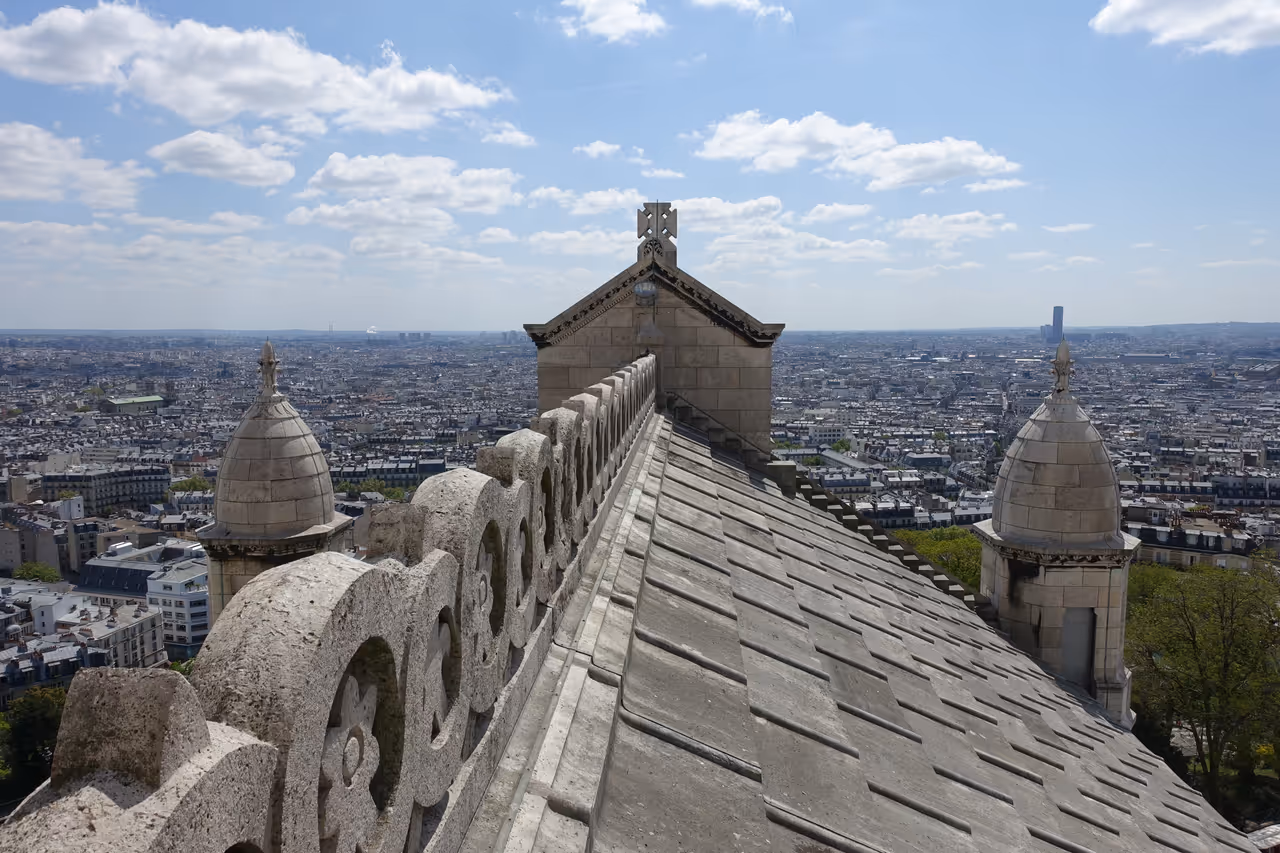 View from the Sacré-cœur basilica in Paris
