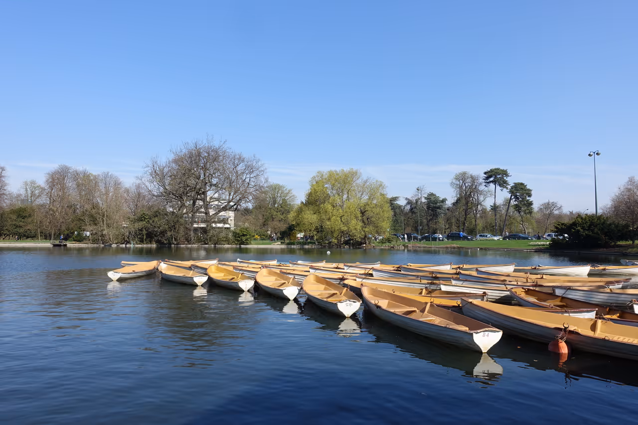 Bois de boulogne loop cycling in Paris