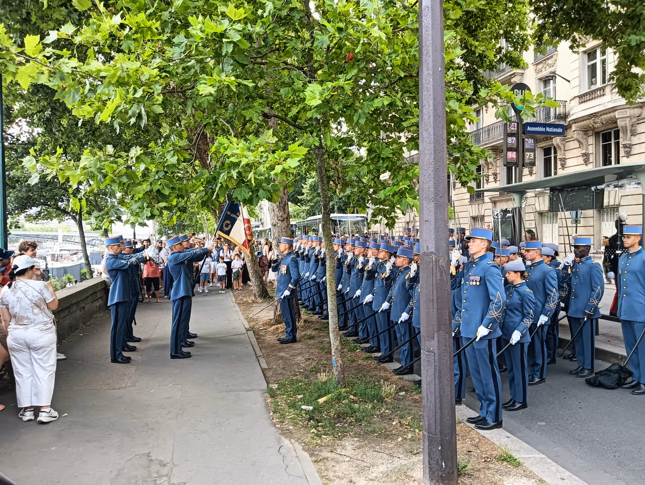Bastille day celebrations festival in Paris