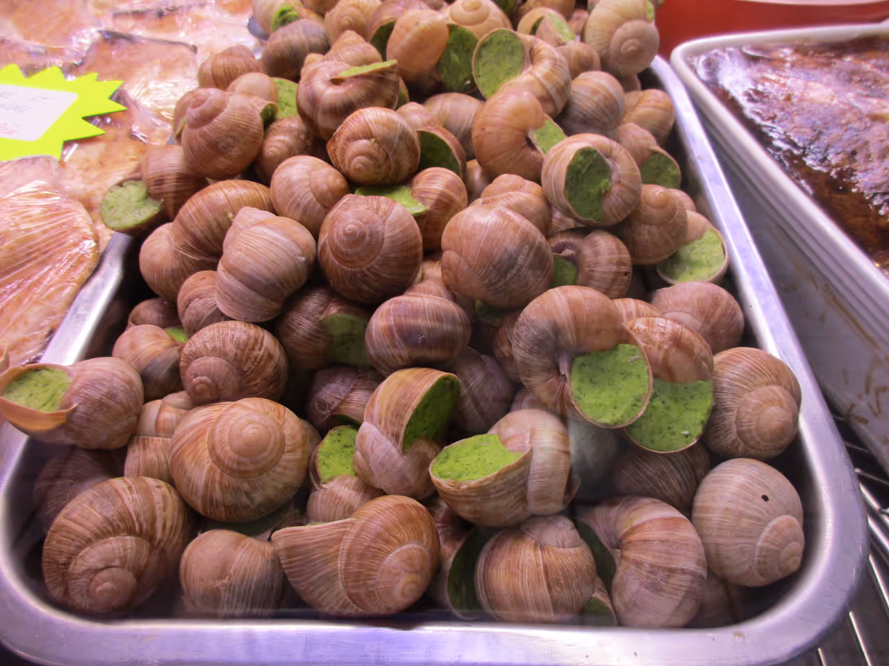 Escargots food in Paris