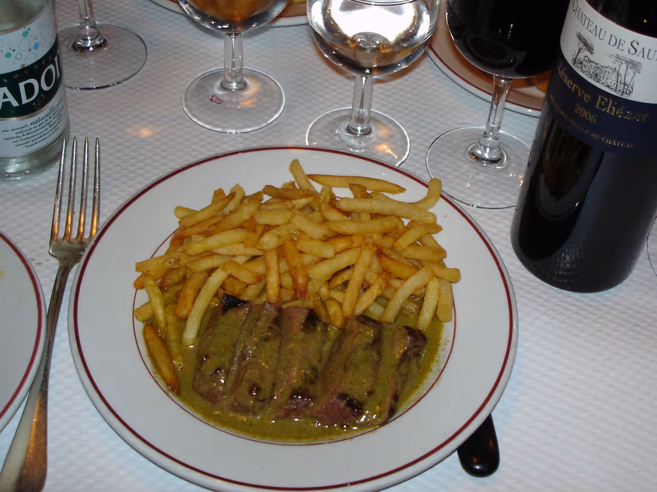 Steak and fries food in Paris