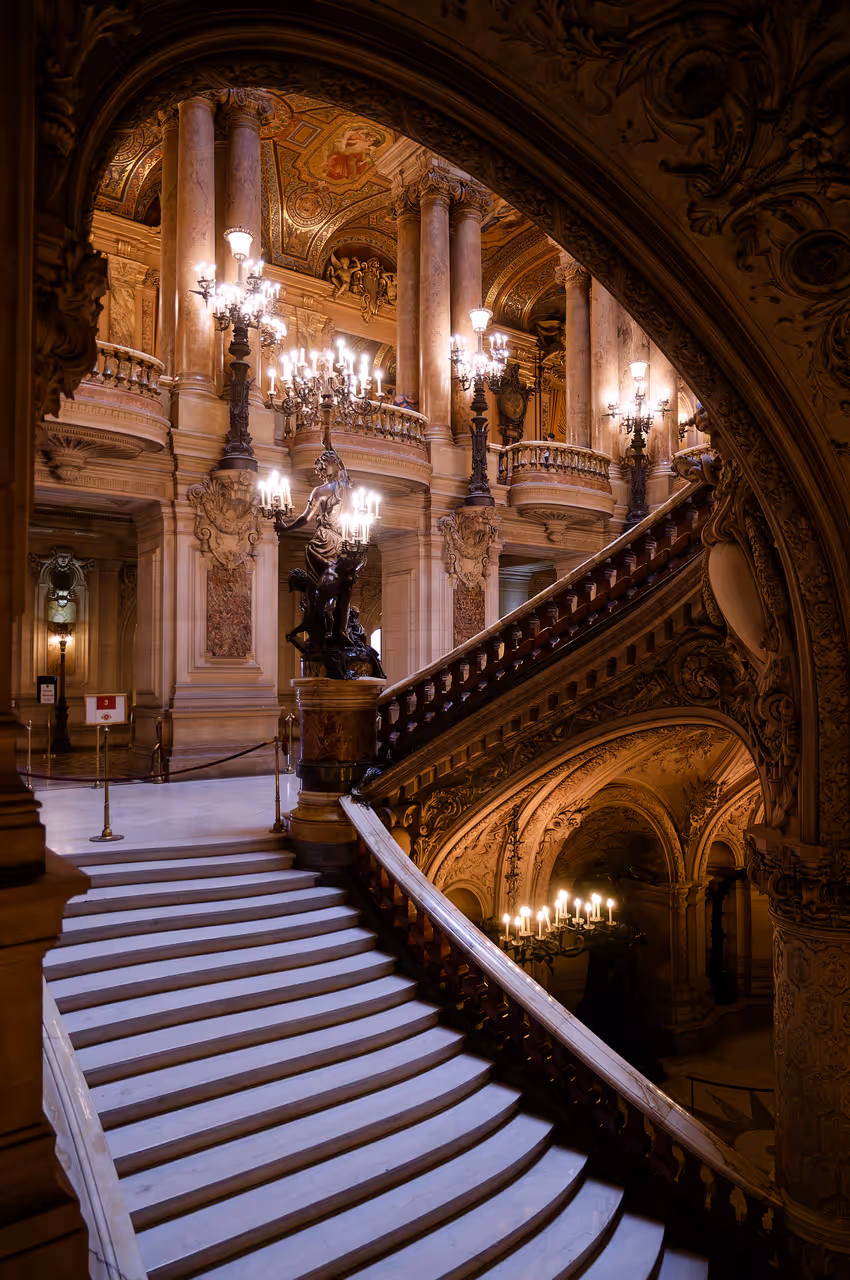 Marvel at the palais garnier in Paris