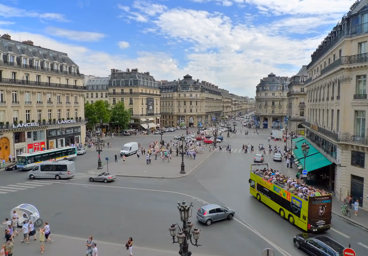 View from the palais garnier