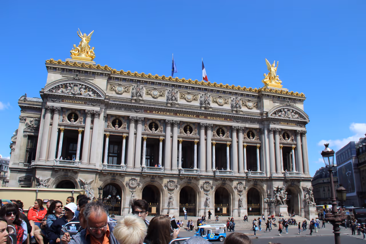 Marvel at the palais garnier in Paris