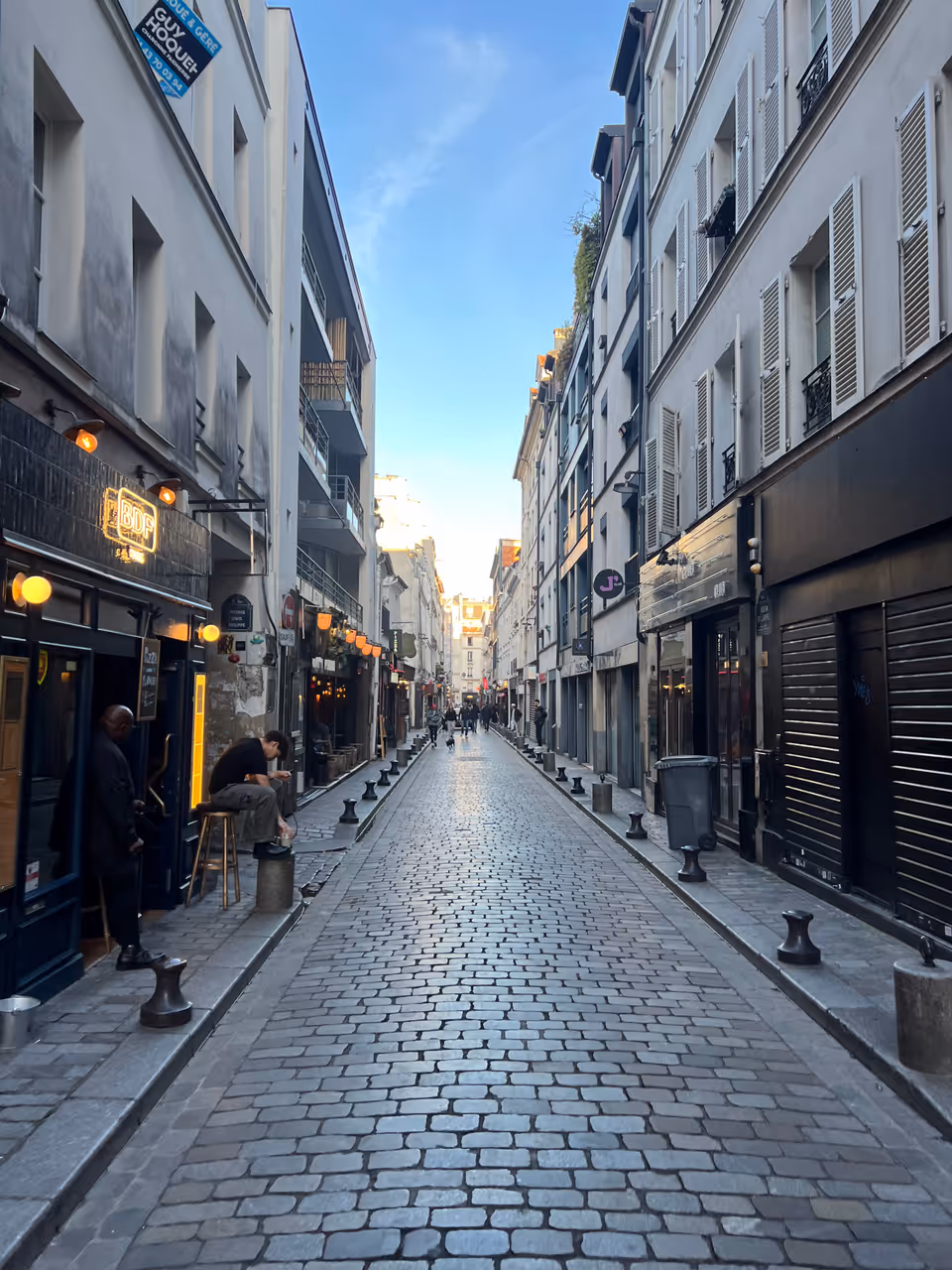 Bastille and rue de lappe nightlife spot in Paris