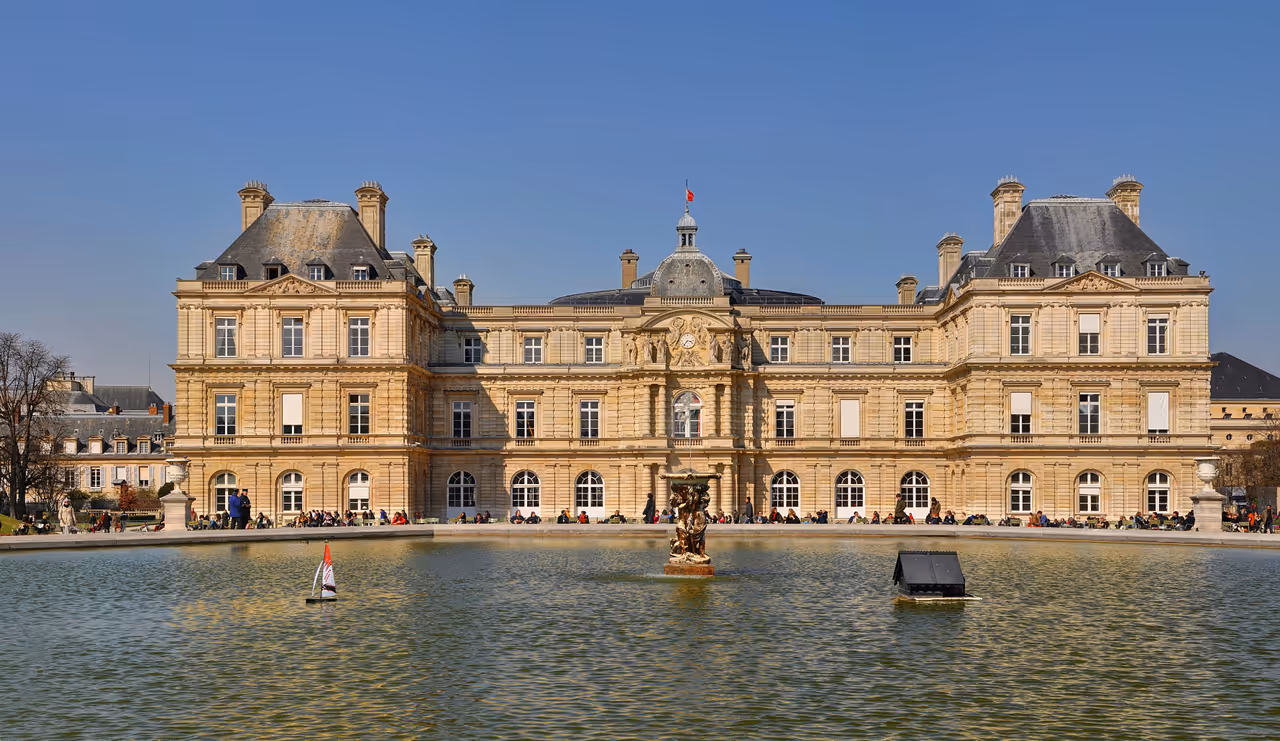 Facade of Palais du Luxembourg, Paris
