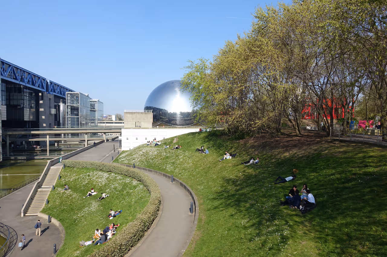 Parc de la villette in Paris