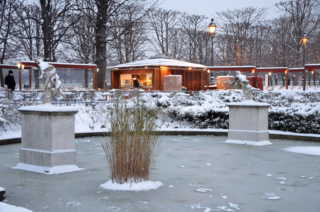 Tuileries garden in Paris