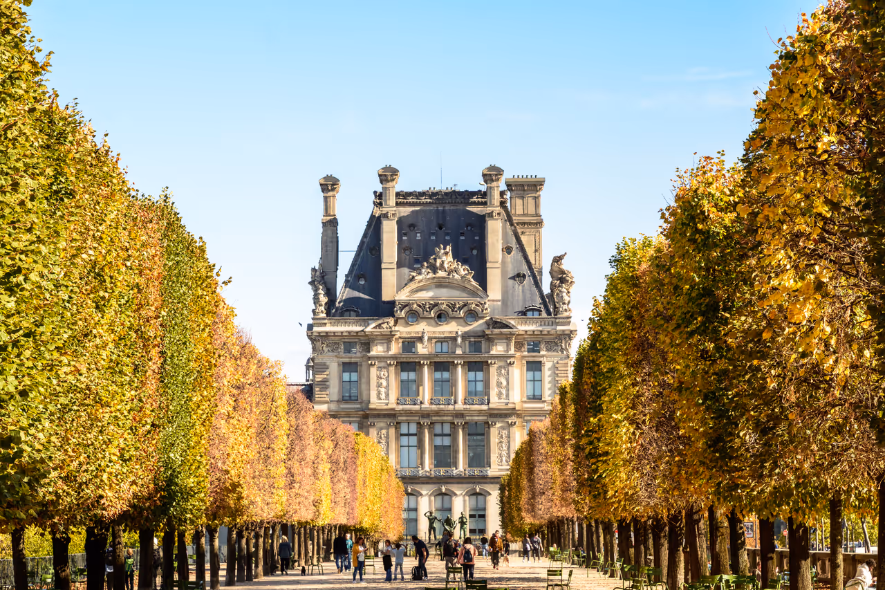 Tuileries garden in Paris