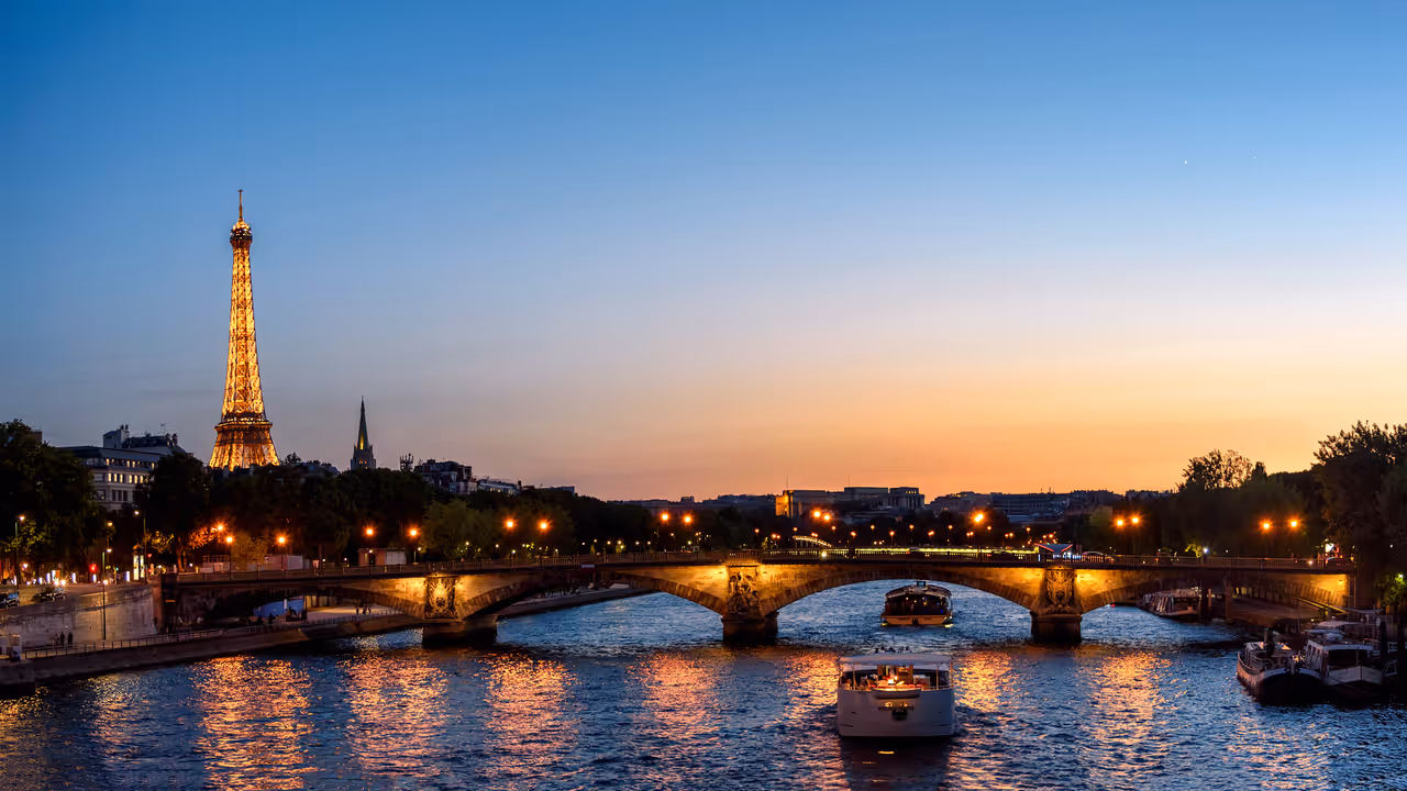 Alexander iii bridge in Paris