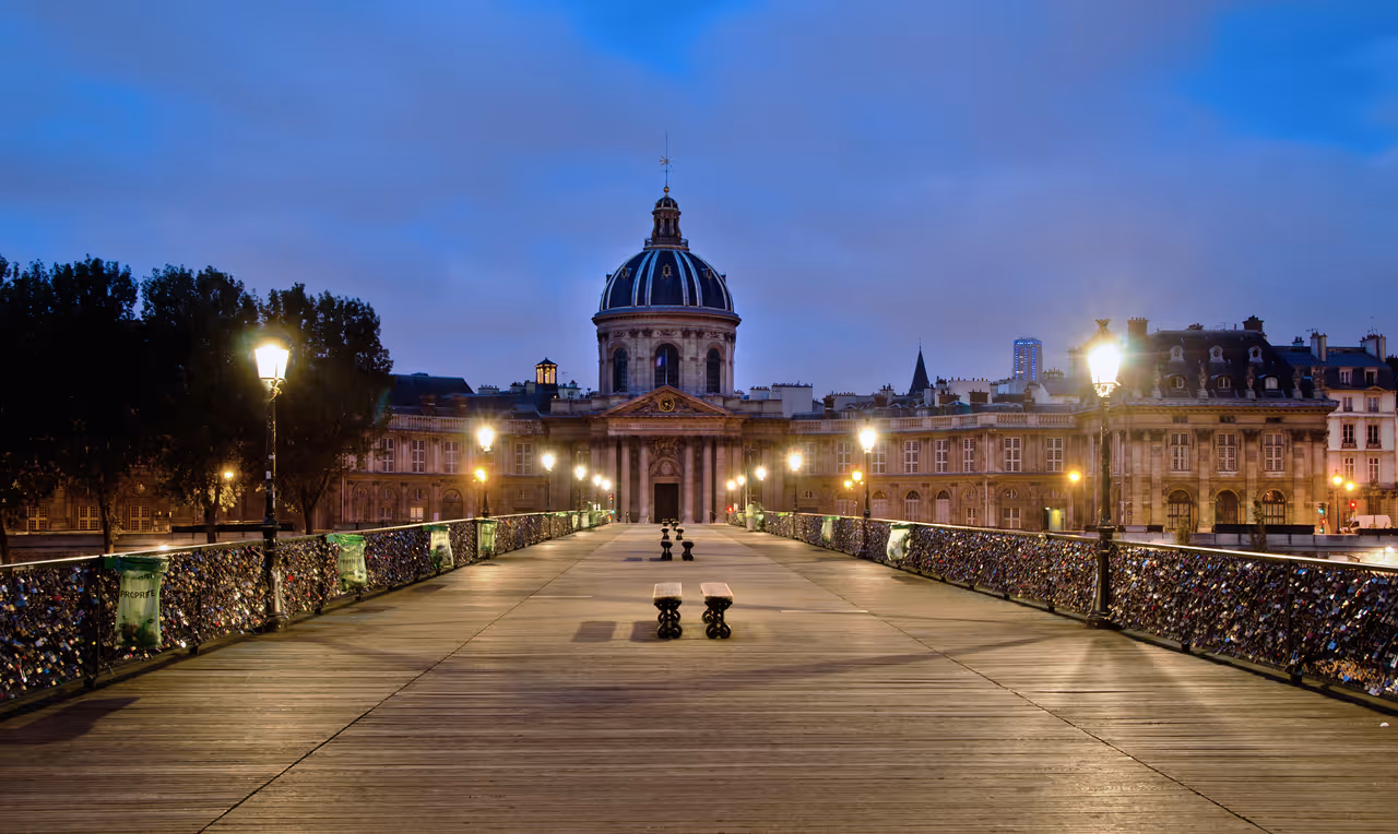 Bridge of arts in Paris