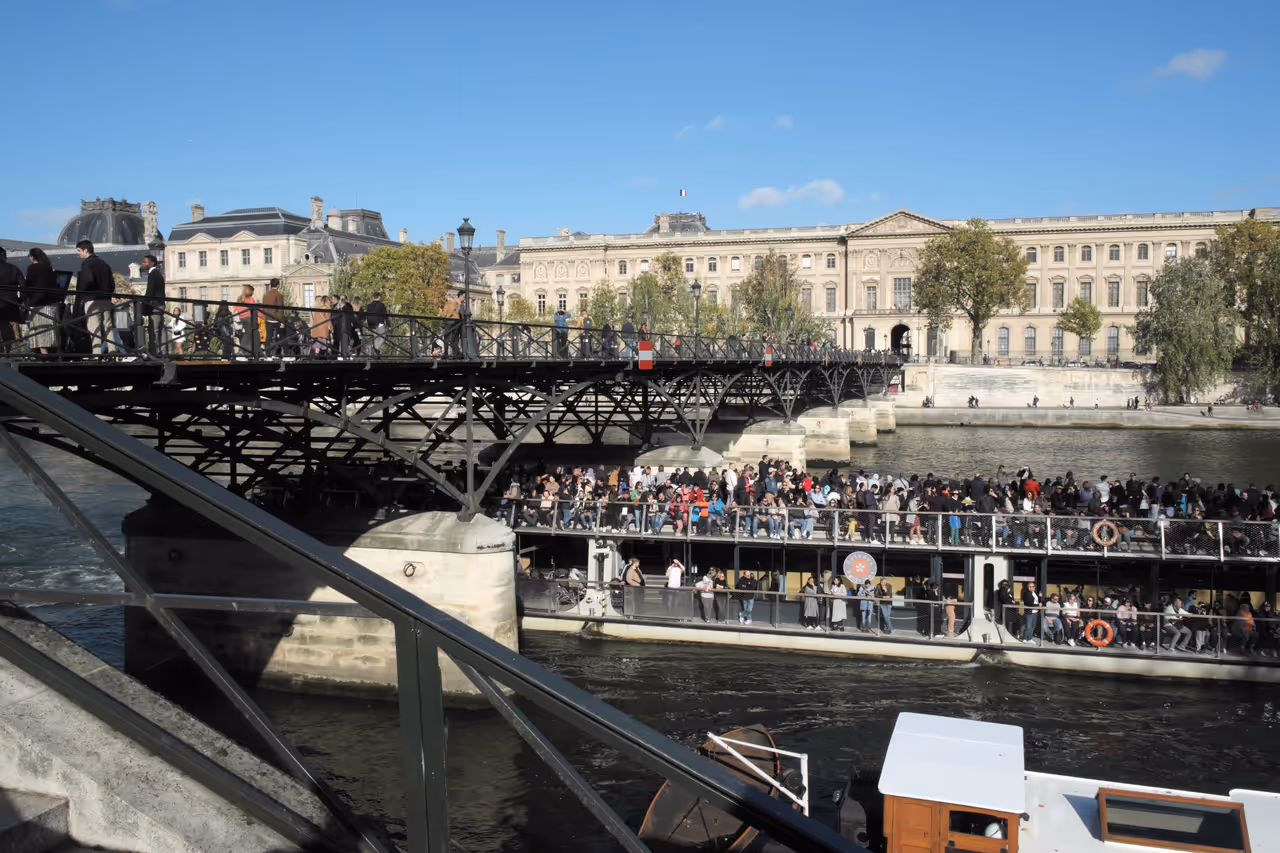 Bridge of arts in Paris