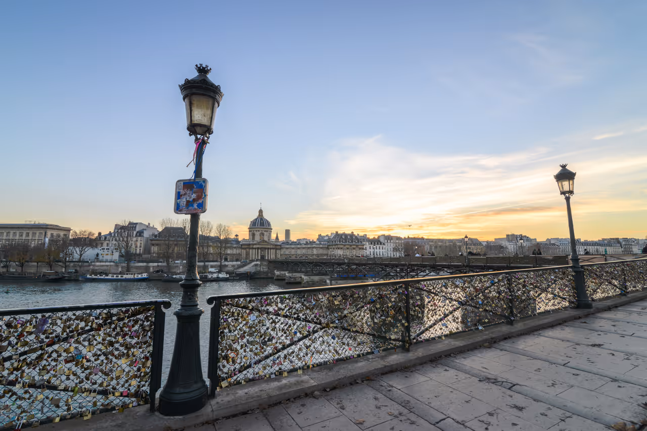 Bridge of arts in Paris