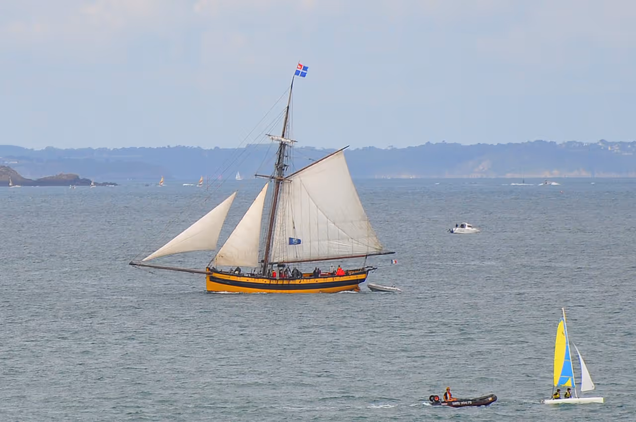 Sailing the emerald coast, Saint-malo