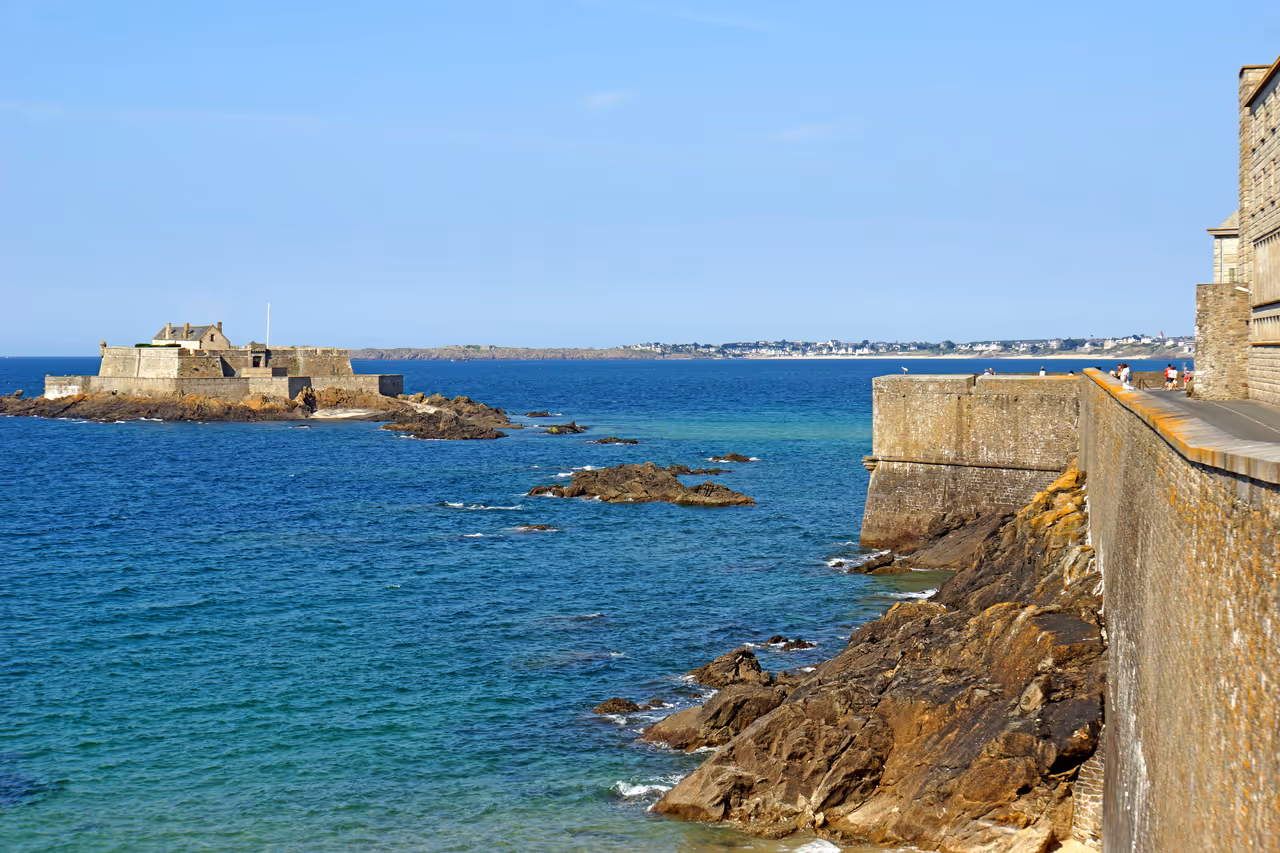 Ancient ramparts of, Saint-malo