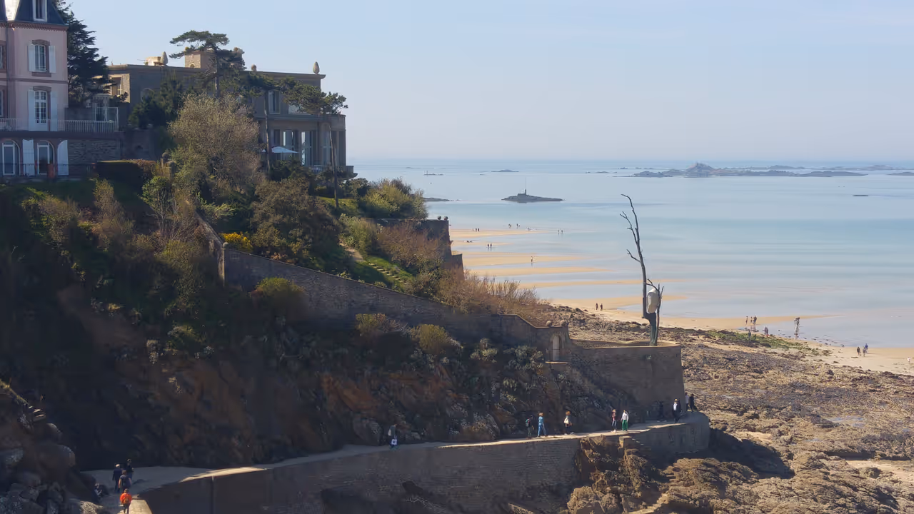 Rance estuary to dinard ride cycling, Saint-malo
