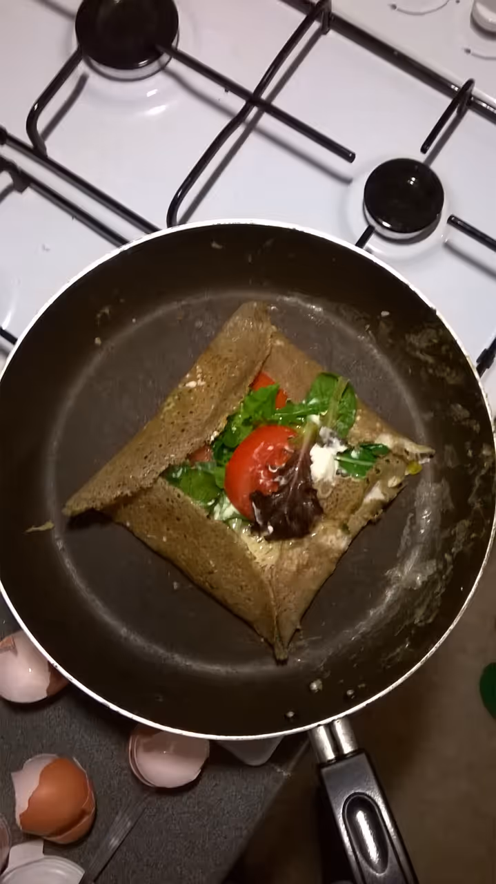 Breton buckwheat galette food, Saint-malo