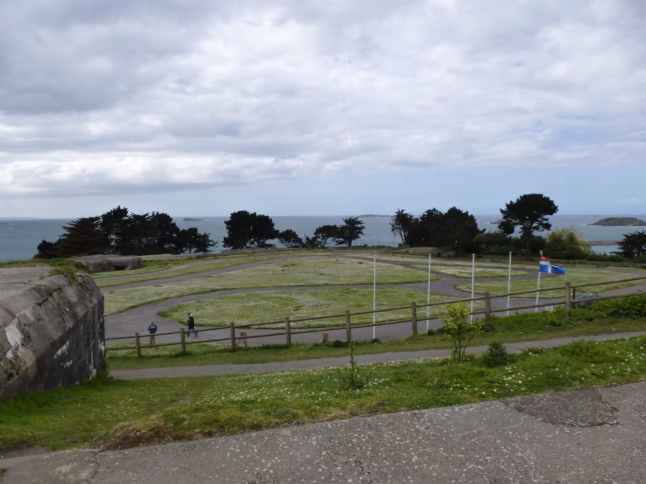 View from Aleth cliff edge, Saint-malo