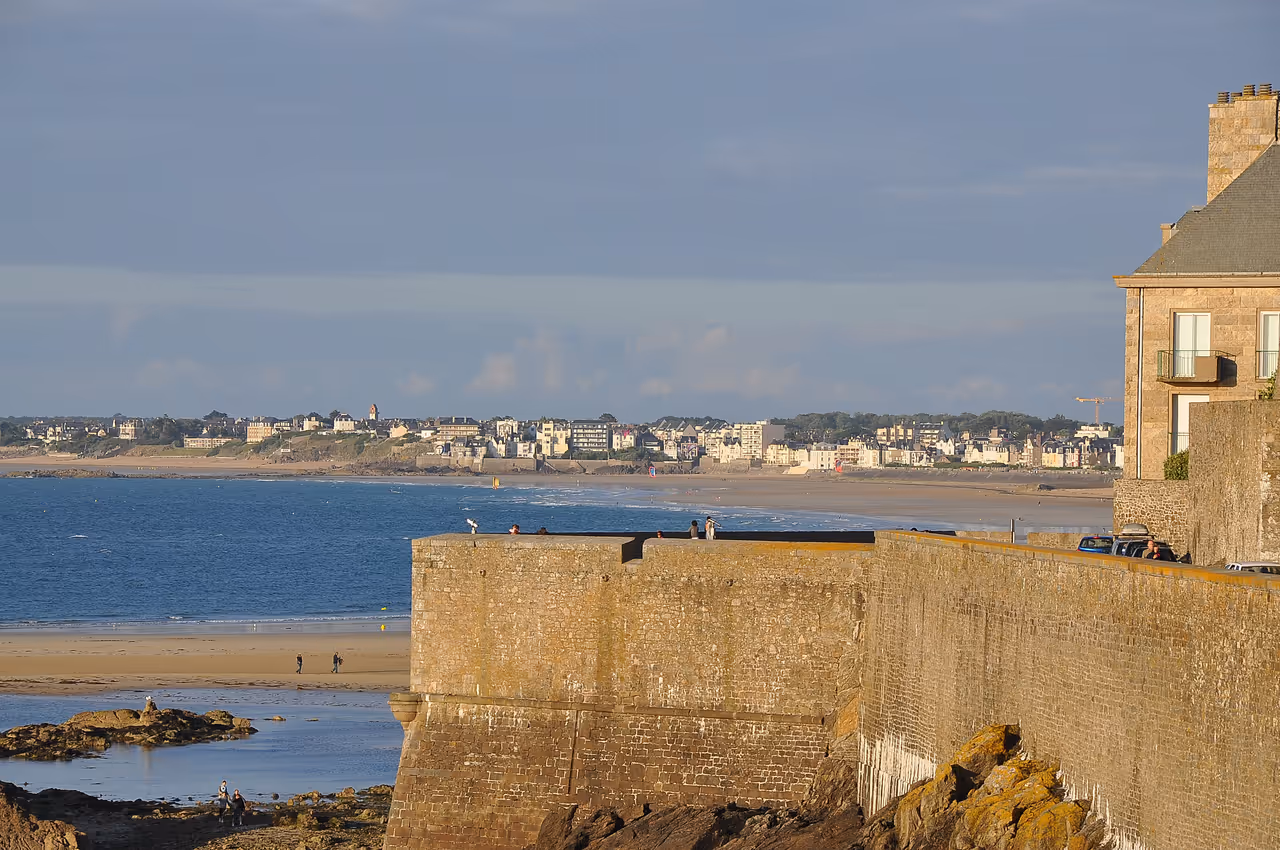 View from Bidouane tower, Saint-malo