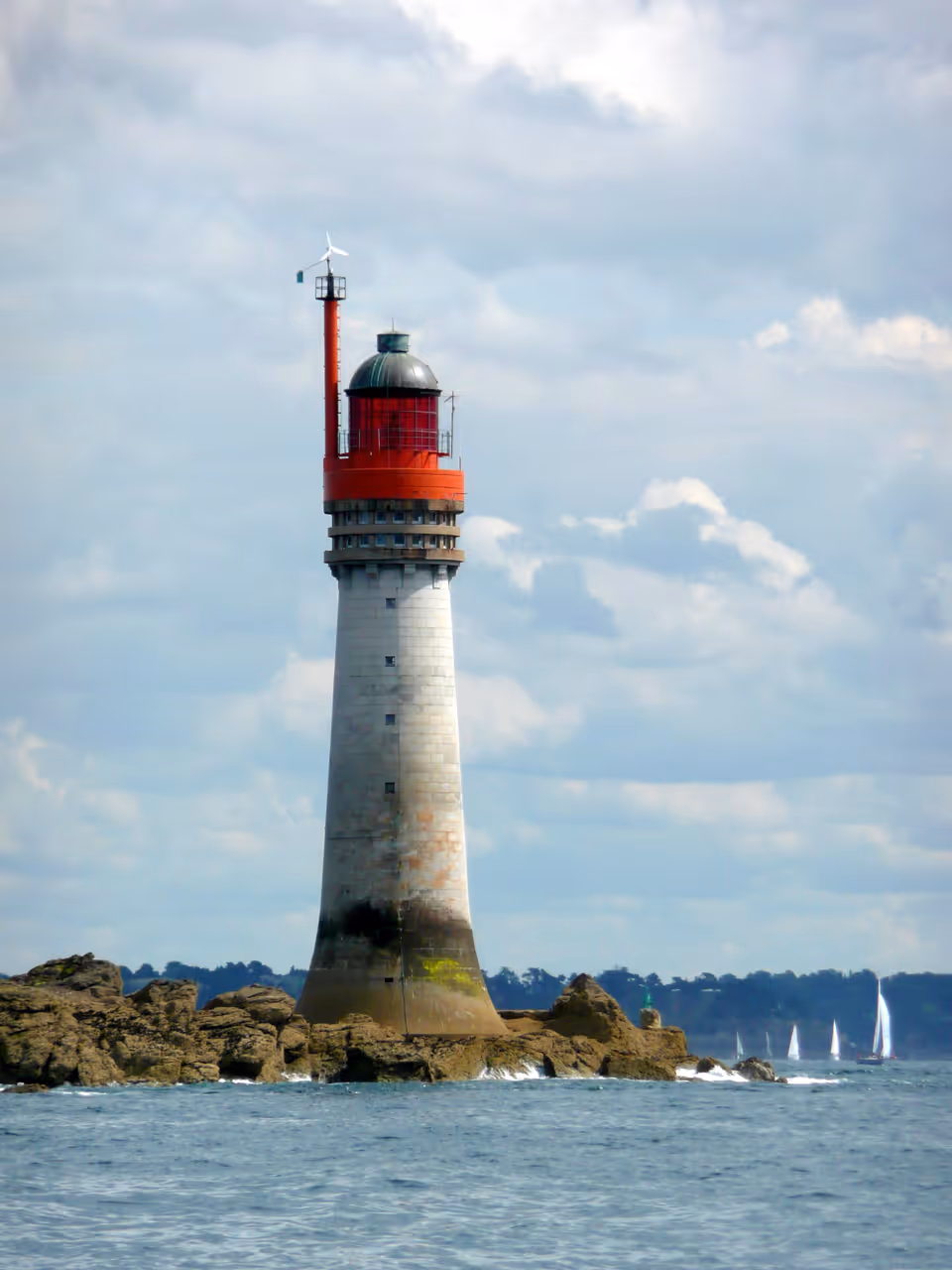 Great garden lighthouse view, Saint-malo