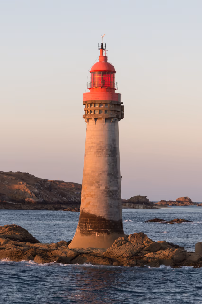 Great garden lighthouse view, Saint-malo