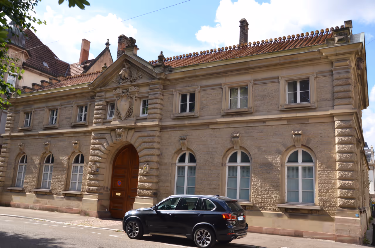 Palace of the rhine in Strasbourg