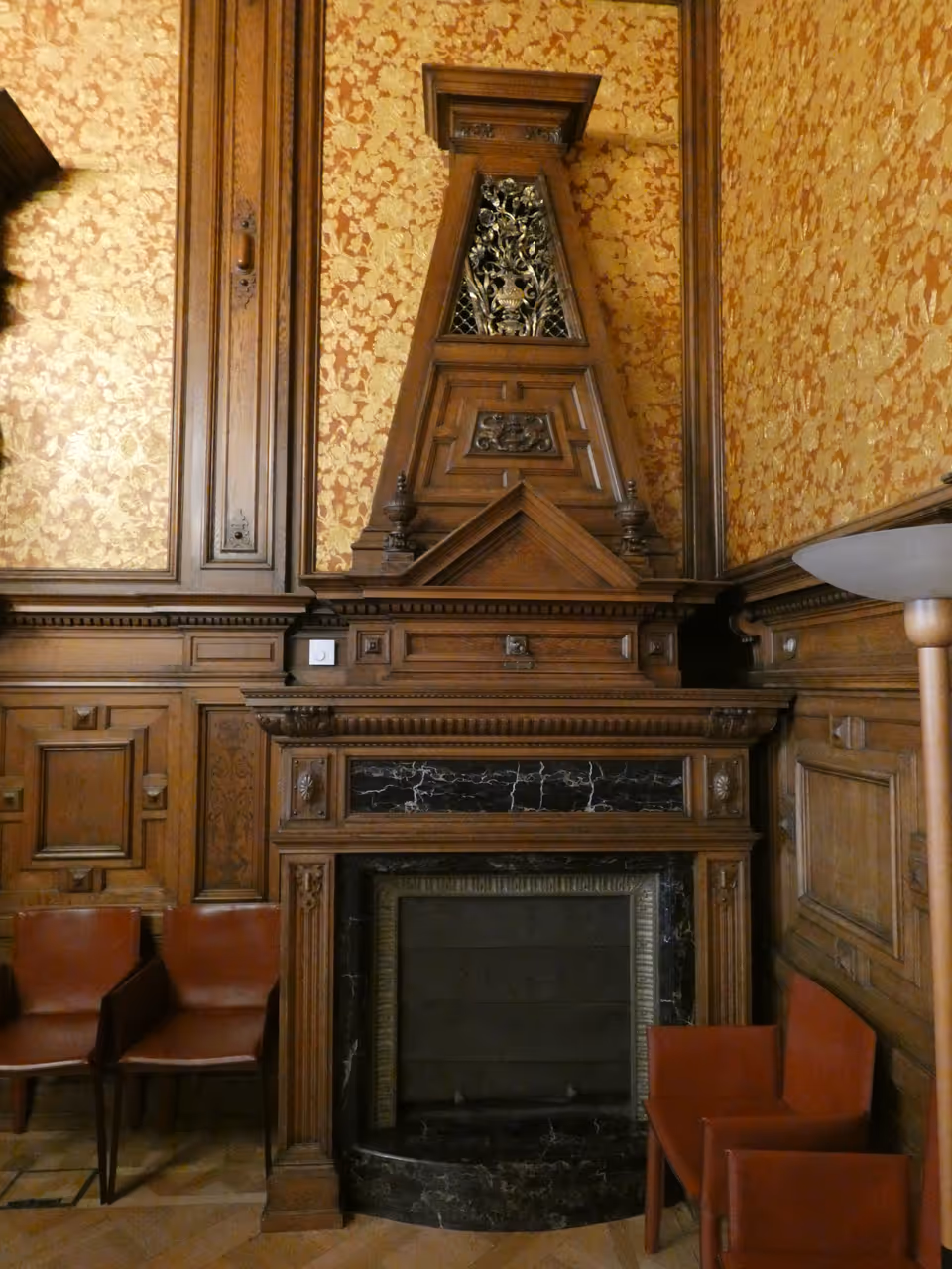 Inside the Palace of the rhine in Strasbourg