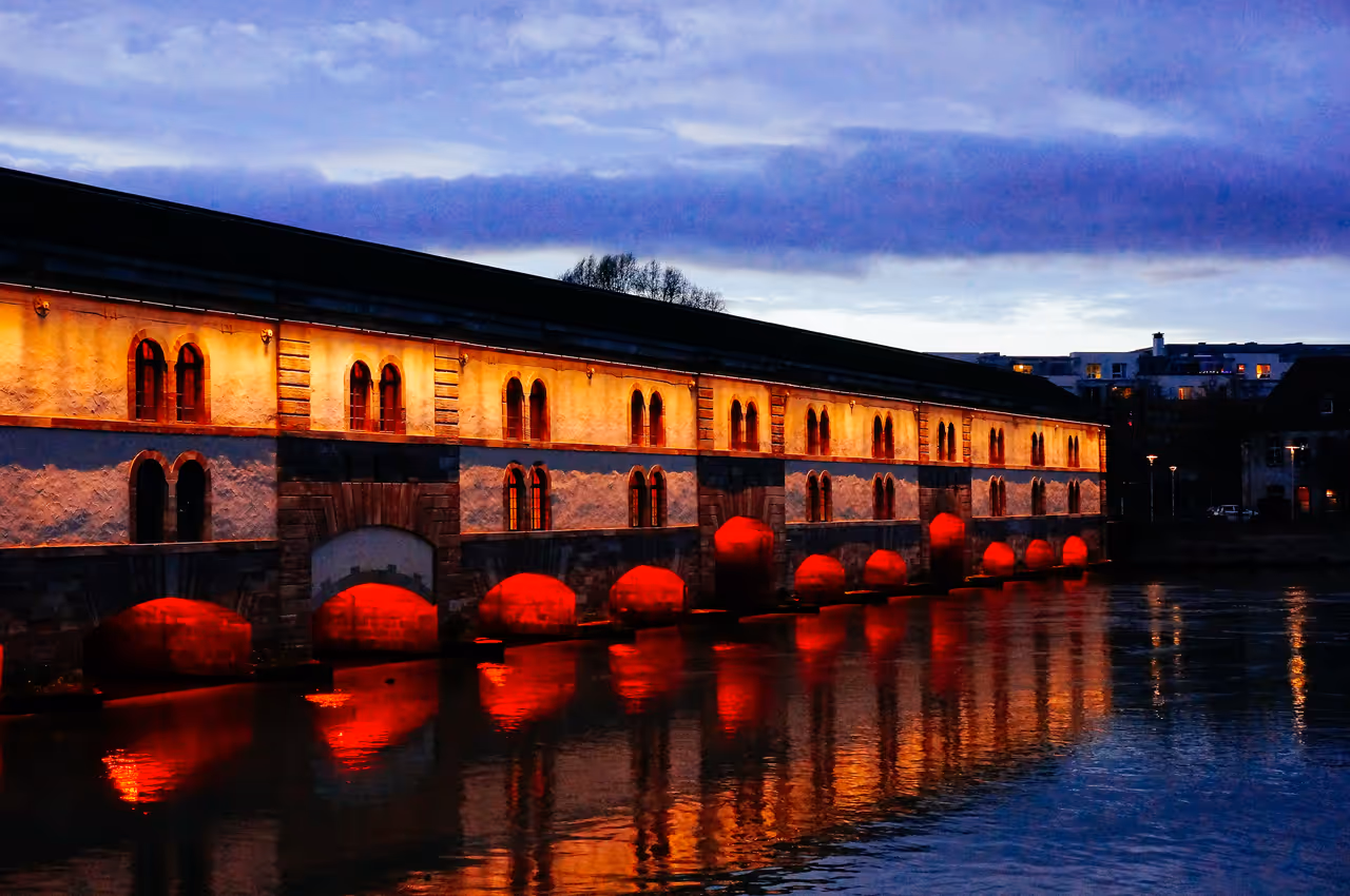 Vauban dam in Strasbourg