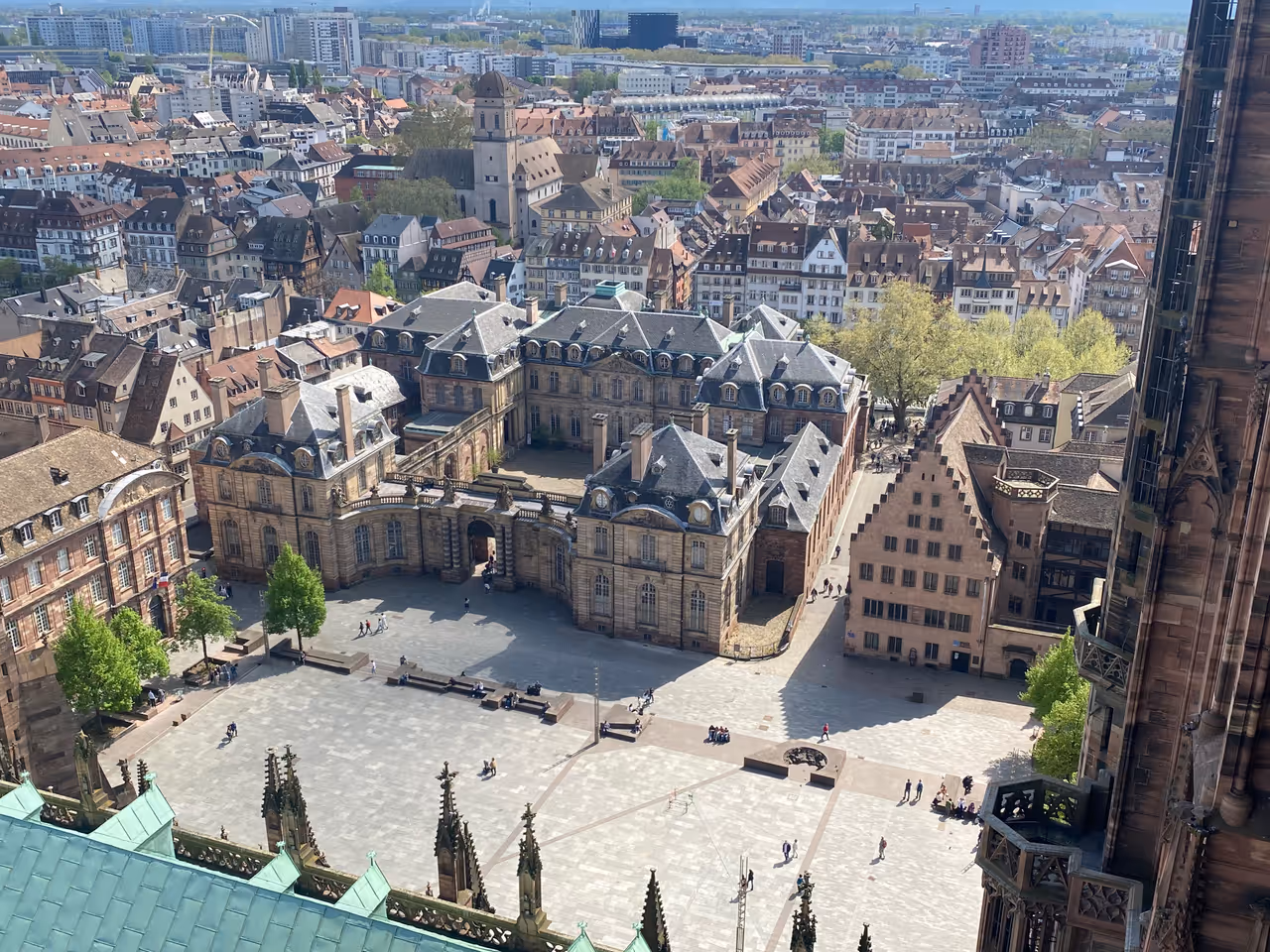 View from the Cathedral in Strasbourg