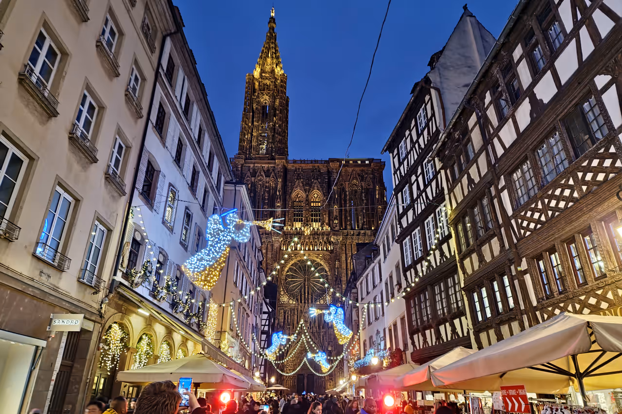 Christmas decorations showing angels
