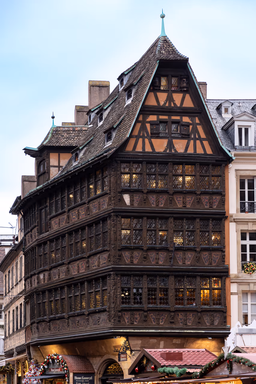 Kammerzell House during the day, Strasbourg