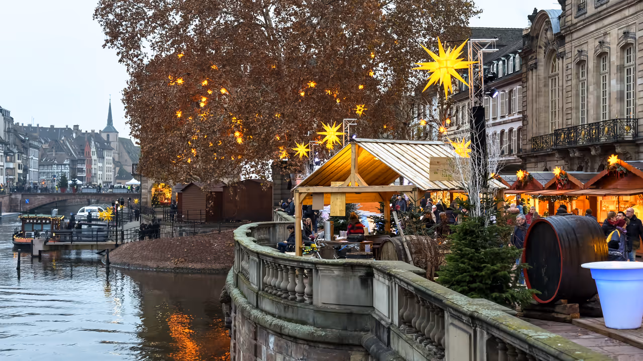 Christmas market festival in Strasbourg