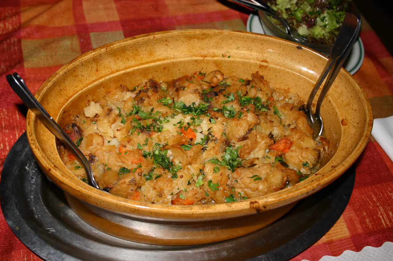 Baker's oven stew food in Strasbourg