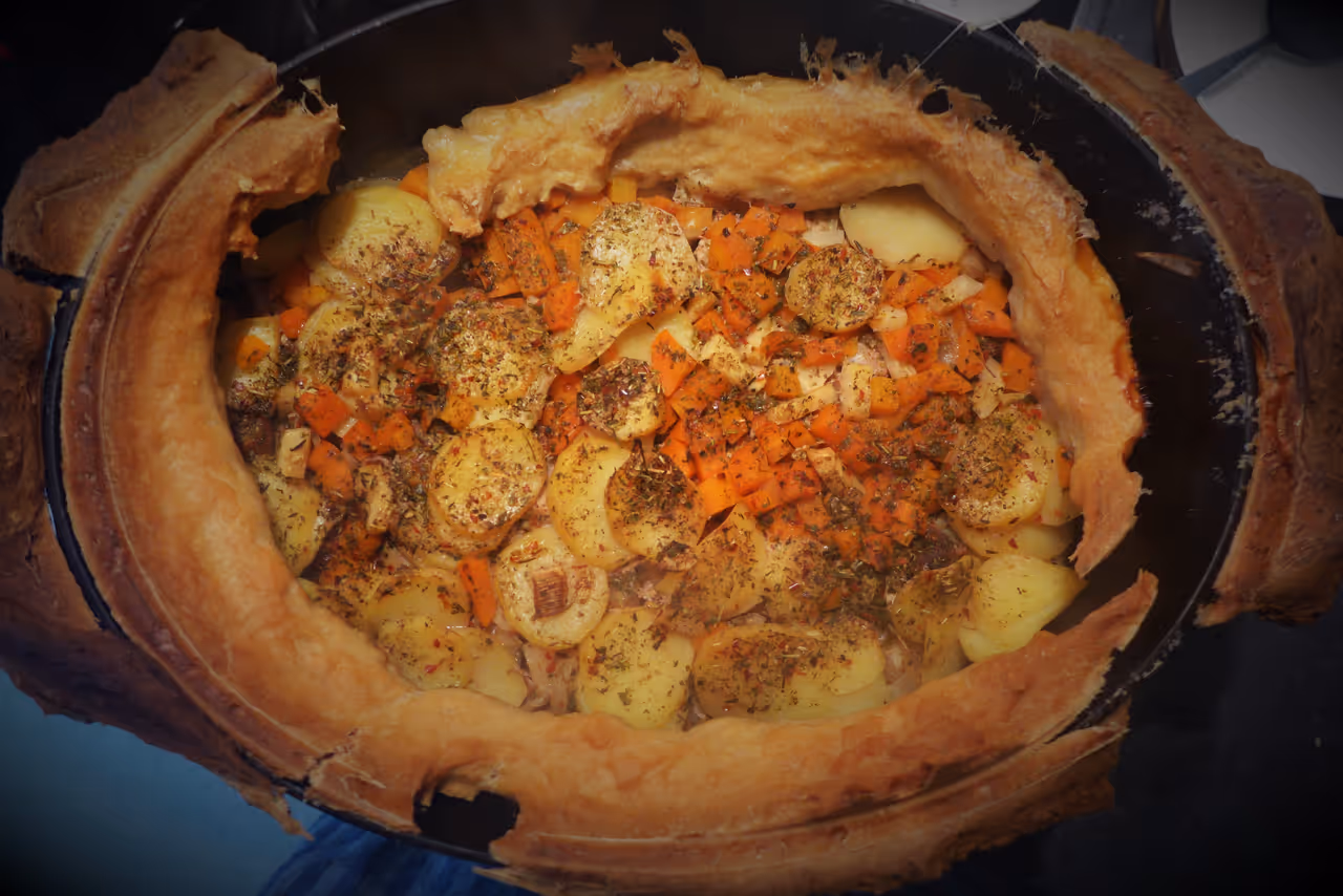 Baker's oven stew food in Strasbourg