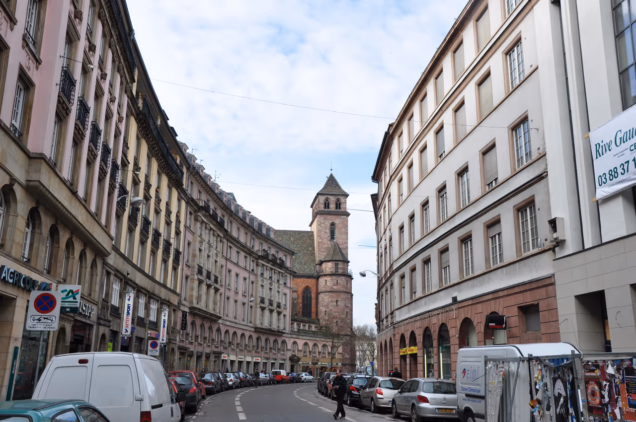 Old st peter's church in Strasbourg