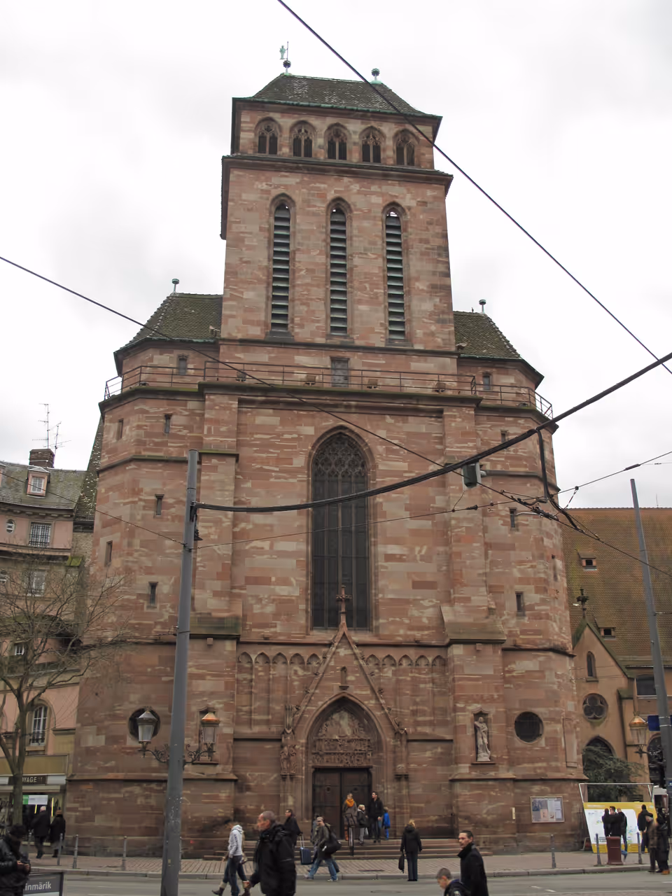 Old st peter's church in Strasbourg