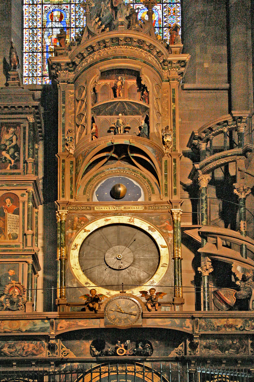 Astronomical clock in Strasbourg