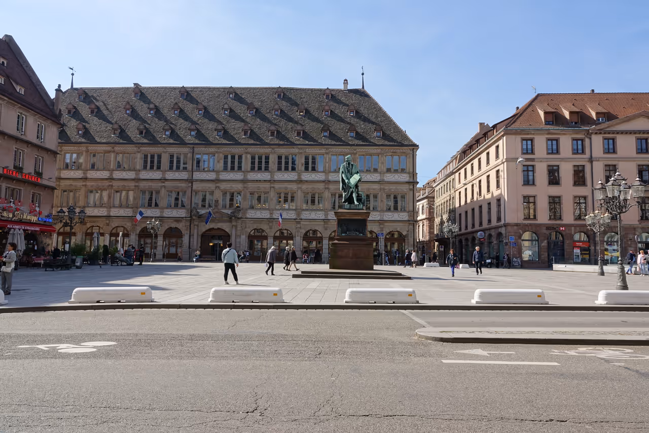 Place gutenberg & rue des tonneliers nightlife spot in Strasbourg