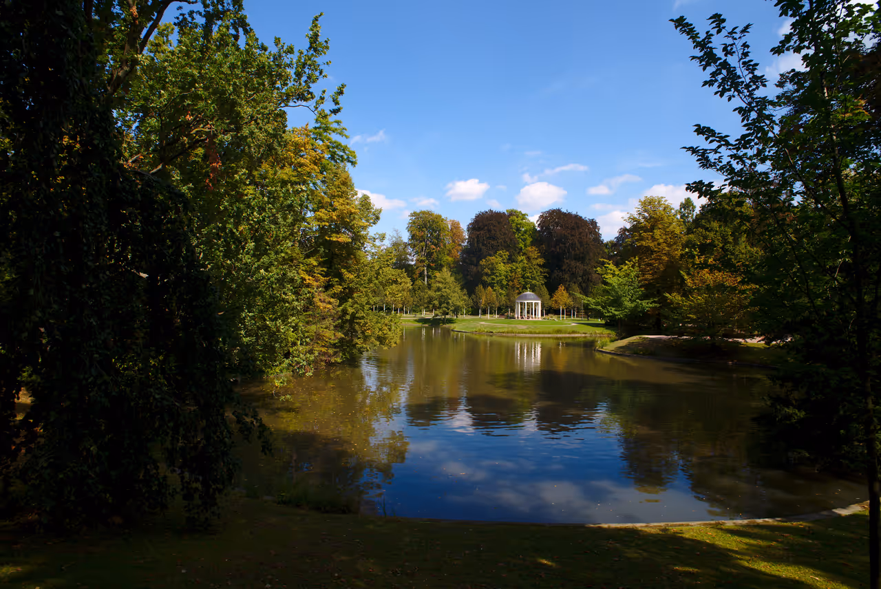 Orangerie park in Strasbourg