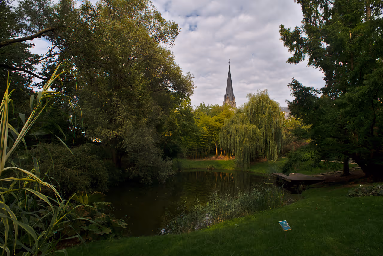 University botanical garden in Strasbourg