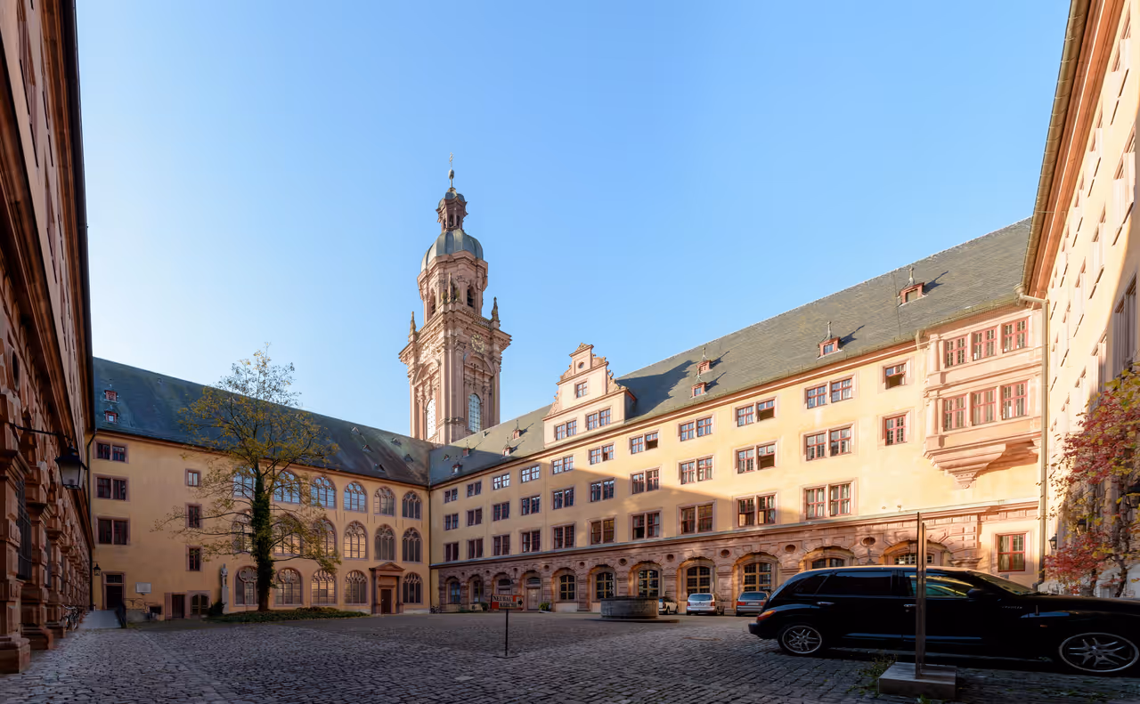 Old university building in Würzburg