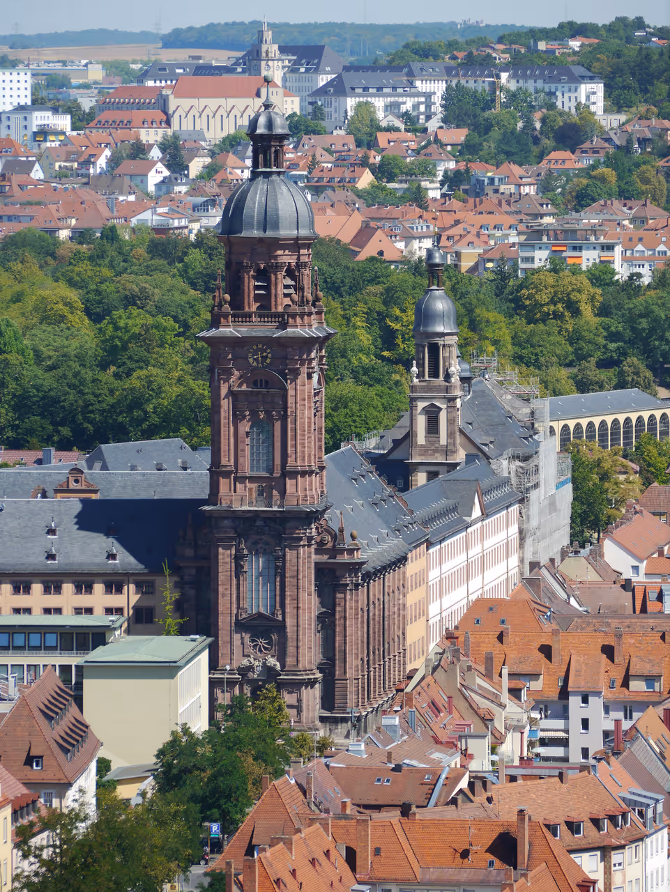 Old university building in Würzburg
