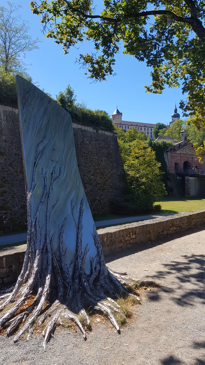 Peasants' War Memorial on Marienberg Fortress in Würzburg
