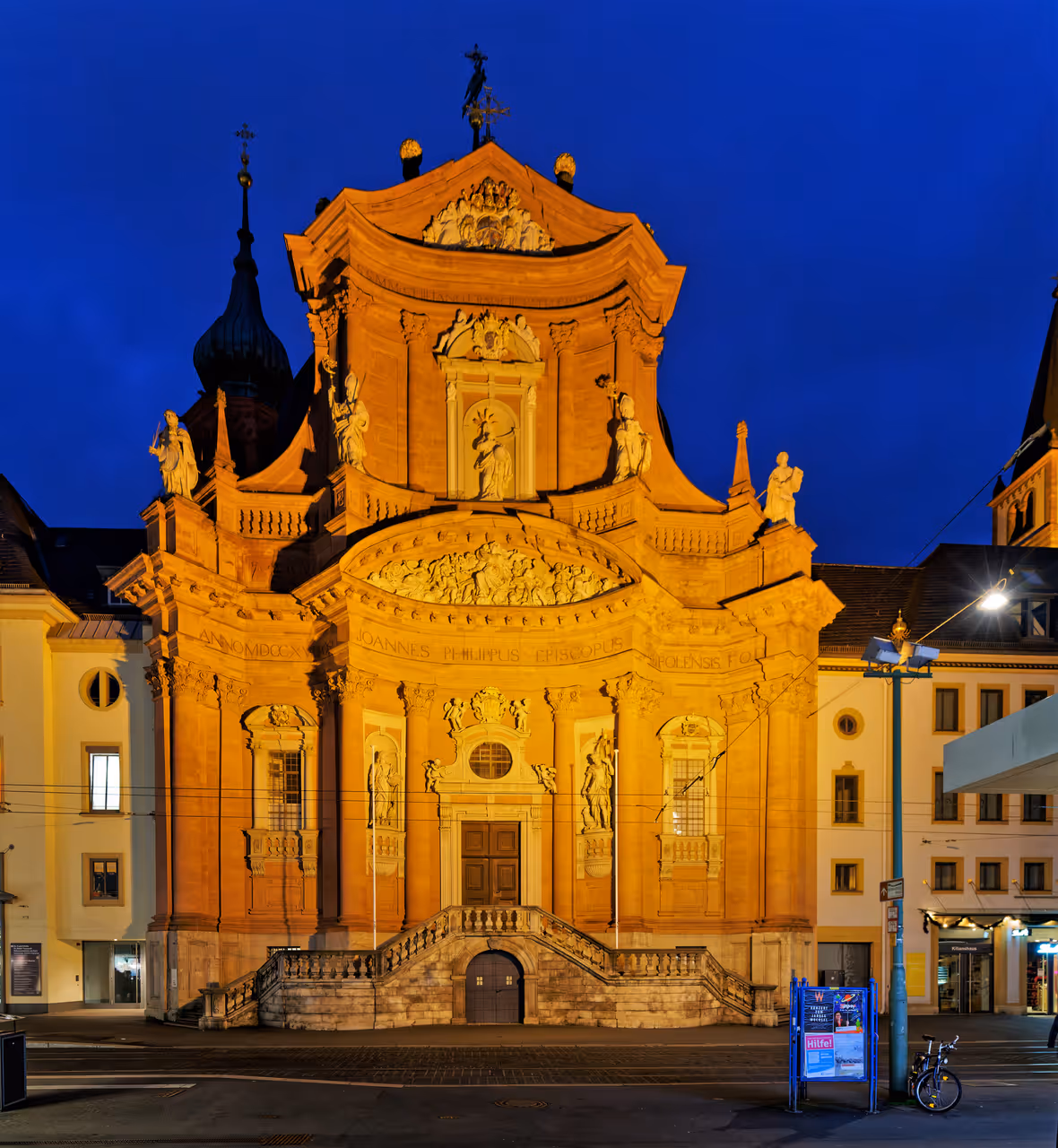 Neumünster collegiate church in Würzburg